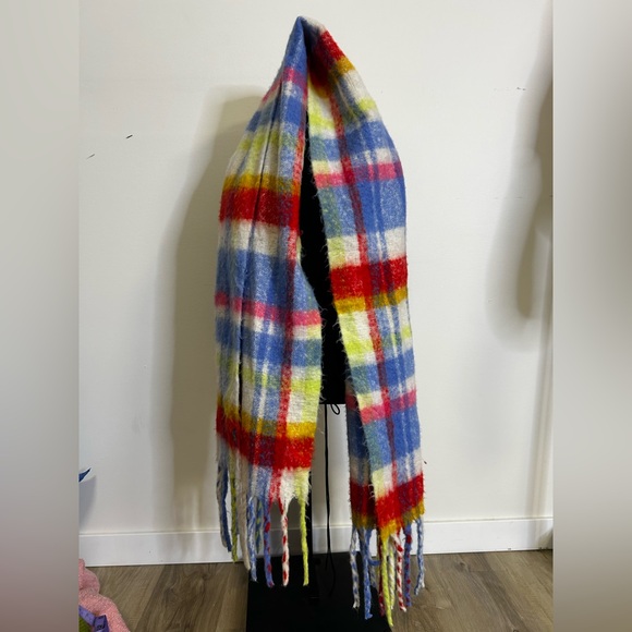 ◾️Aerie Plaid Multicolour Blanket Scarf - Picture 3 of 7